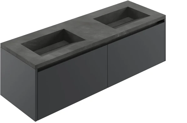 Fly Air Washbasin Duo 150 Black